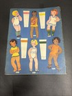 Vintage Original Uncut Paper Dolls Around The World Book 1935 Saalfield