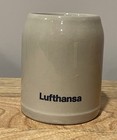 Vintage Lufthansa Airline German Stoneware Beer Mug Cup Stein Pottery