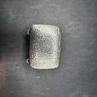Vintage Silver Tone Ornate Pill Box Locket Hinged Rectangle Design 2x1 5 In
