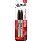 Sharpie Permanent Markers  Fine Point  Black  2 Count