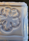 Antique Tiffany Studios set Of 2  Art Glass Tiles Lct   Co  Clover Fireplace 3 