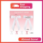 Vivinin 4pcs Solid Silky Satin Hair Accessories  Bows With Long Tails  Daily Wea