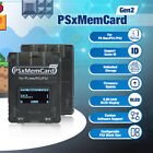 Psxmemcard Gen2 Memory Card For Ps1 Ps2 Os One Console With 8gb Microsd