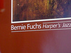 Two Vintage 1988 Bernie Fuchs Harper s Jazz Large Poster Print 32   X 24  