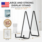 4 Pack 10 Inch Large Plate Stands For Display - Metal Plate Holder Stand   Pictu