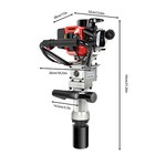 32 7cc Gas-powered T Post Driver Fence Post Driver 2-stroke Gasoline Push Pile