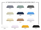 6  Thickness Knife Edge Outdoor Daybed Mattress Fitted Sheet Slip Cover Only