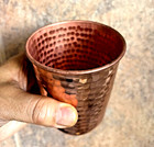 100  Quantity Cup Authentic Copper Water Drink Pure Solid Handmade Hammered