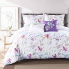  Duvet Cover Set   Green Leaf Print Pattern 3 Queen White Purple Blue Floral