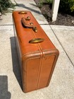 Vintage 1950s Samsonite Shwayder Bros  5 Piece Hard Luggage Set  saddle Tan 