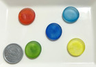 Rare Genuine Surf Tumbled Sea Glass  From Japan Ohajiki    5-color Set