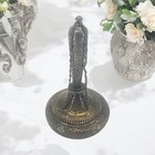 Antique Indian Silver Rose Water Flask Surahi Bottle Small Decanter 19th Century