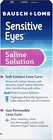 Bausch   Lomb Sensitive Eyes Contact Lens Solution  12 Fl Oz  twin Pack 