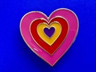 Multi Level Hearts - Colorful Women s Or Girls Belt Buckle For 1 25  Wide Belt