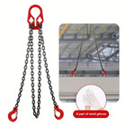 5 16  x10  Adjustable Chain Sling 7100lb Lifting G80 Chain With 2 Legs Grab Hook
