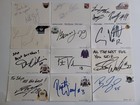 Minor League Hockey Lot Of  113  Signed Index Cards -  All Different