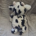 Jellycat Bashful Calf - Medium 12  - Black White Cow Farm Lovey - Without Tag