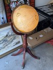 Vintage Replogle Heirloom Illuminated Floor Globe - 42  Tall  Wood Stand
