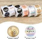 Thank You Stickers - 6 Rolls  3000 Pieces  1 Inch Labels For Packaging