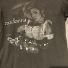 Madonna The Virgin Tour 1985 Black Concert T-shirt Rock   Pop