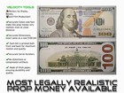 50 Or 100pcs 100 Bill Replica Money Prop For Pranks   Movie Production