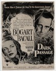 Vtg Movie Ad Dark Passage 1947 Humphrey Bogart Lauren Bacall Film Noir Free Ship