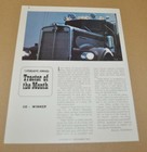 1970 White 4000 Truck Print Article Kenworth