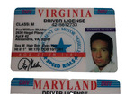 Vintage X-files Mulder   Scully Novelty Dmv Driver License Tv Prop Cards