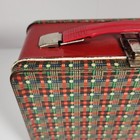Vintage 1950   s Lunchbox American Thermos Bottle Company Plaid Red Band Metal