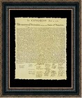 Custom Framed Declaration Of Independence   Historic Document On Archival Paper