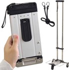 Folding Carrying Cart  Luggage Cart With 2 Wheels One Way  Compact For Travel   