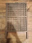 Letterpress Ludlow Matrice Tray Case Shadow Box 98 Slot