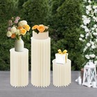 Cylinder Pedestal Wedding Cake Flowers Display Stand Decoration Dessert Table