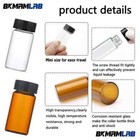 5ml Clear Small Glass Vials 100pcs With Screw Caps100pcs