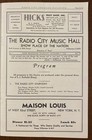 Radio City Music Hall Program Dec  7  1933 V1   17 Barrymore  Peerce