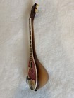 Mini Bouzouki mandola Style Mandola  Teardrop Polished Wood Red Floral 10 