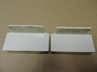 2 Ea  Matching Leslie Ivory Half Moon Switch Cases Only  1  Tremolo  2  Ensemble