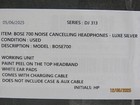 Bose Noise Cancelling Headphones 700 Over-ear Wireless Bluetooth  dj313 
