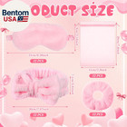 48 Pieces Galentine Spa Party Supplies 12 Spa Headband 12 Plush Sleep Eye Mask 1