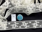 Antique White Delicate Insertion 1 In  Wide  2 Yards 28 In  Lace Trim    1