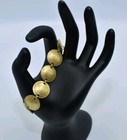 Vintage 1975 Peruvian Brass Coins Bracelet 1 2 Sol De Coin 7 75  See Photos 