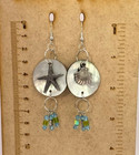 Ocean Starfish Seashell Shell   Glass Beads Handmade Pierced Earrings La114