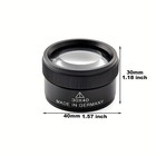 40x30 Magnifying Loupe Jewelry Eye Glass Magnifier Jewelers Loop Pocket 1 6pcs
