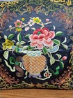 2 Vintage Chinese Dunhuang  Silk  Hand -embroidered Decorativepillow Shams 16x16