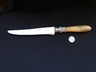 6 Vintage Knives French Horn Handles Silverplate Cabin Flatware And Silverware
