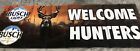 New Busch Lite Hunting - Welcome Hunters 3x8ft Outdoor Banner -