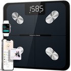 Smart Body Weight Scale With Body Fat  Bmi   Muscle Mass - Bluetooth Sync  Led D