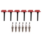 Trq Performance Ignition Coil   Spark Plug Kit For 2016-2025 Jeep Grand Cherokee