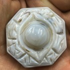 Ancient Old Agate Himalayan Tibetan  Natural Agate Eye Banded Stone Bead Amulet