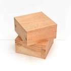 Fijian Mahogany Wood Bowl Turning Blank Carving Lumber Kiln Dried 4  X 4  X 2 
